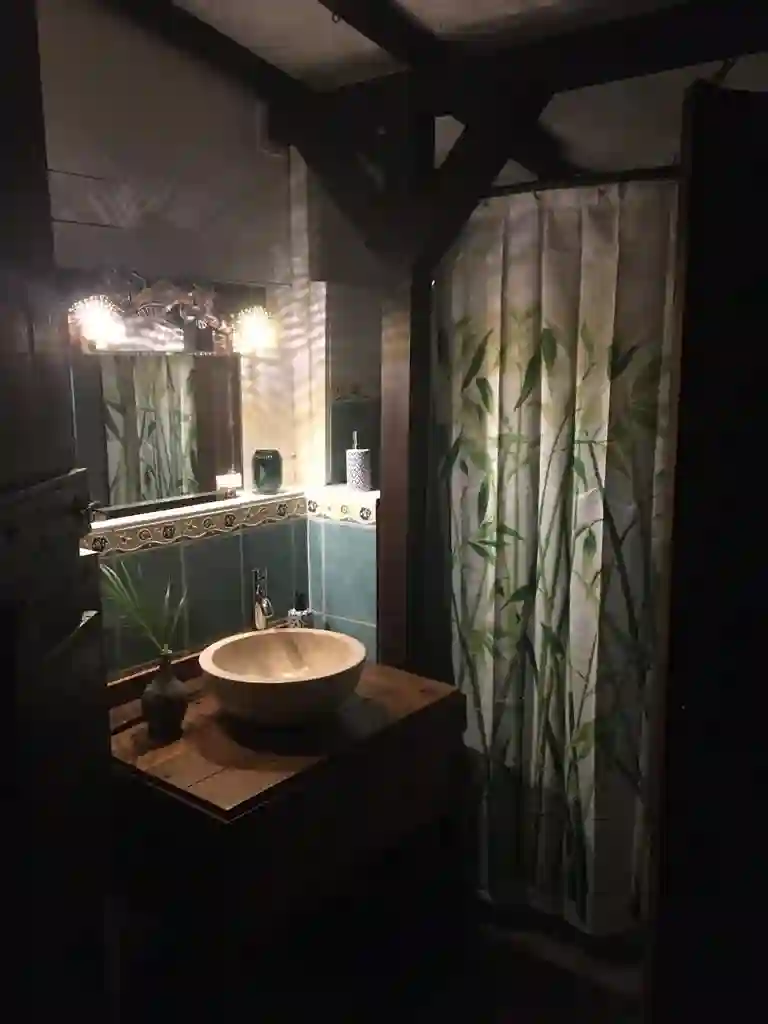 The Calebassier shower room